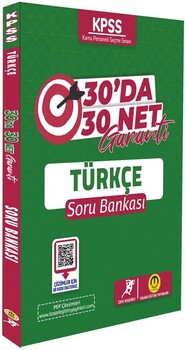  Tasarı Yayınları KPSS Türkçe 30 da 30 Net Garanti Soru Bankası