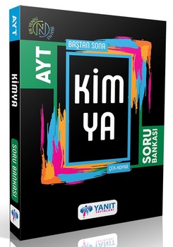 2024 Yanıt Yayınları AYT Kimya Baştan Sona Soru Bankası