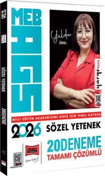  Yargı Yayınları 2026 MEB AGS Sözel Yetenek Tamamı Çözümlü 20 Deneme