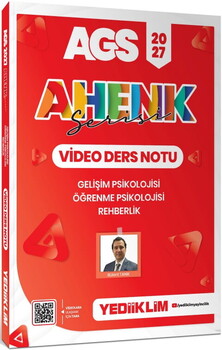 Yediiklim 2027 AGS Ahenk Serisi Gelişim Psikolojisi Öğrenme Psikolojisi ve Rehberlik Video Ders Notu