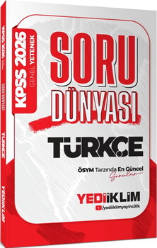  Yediiklim  2026 KPSS Genel Yetenek Türkçe Soru Dünyası