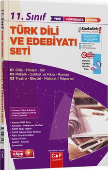  Çap Yayınları 11. Sınıf Türk Dili ve Edebiyatı Anadolu Seti