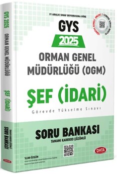  Data Yayınları 2025 Orman Genel Müdürlüğü GYS ÜDS Soru Bankası