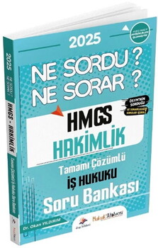  Dizgi Kitap 2025 HMGS Hakimlik İş Hukuku Ne Sordu Ne Sorar Soru Bankası