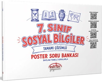 Editör Yayınları 7. Sınıf Sosyal Bilgiler Poster Soru Bankası