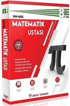  Mutlu Yayıncılık 8. Sınıf Matematik Ustası Konu Anlatımlı Soru Bankası Video Çözümlü
