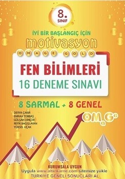  Omage Yayınları 8. Sınıf Fen Bilimleri Gold 16 Deneme