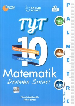  Palme Yayınları TYT Matematik Palmetre 10 Deneme Video Çözümlü