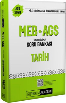  Pegem Yayınları 2026 MEB AGS Tarih Tamamı Çözümlü Soru Bankası