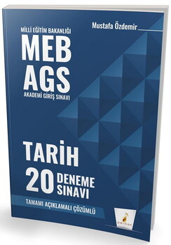  Pelikan Yayınları MEB AGS Hazırlık Tarih 20 Deneme Sınavı