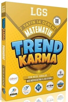  Trend Karma 8. Sınıf LGS Matematik 7 Yayın 14 Deneme