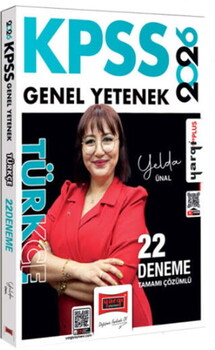  Yargı Yayınları 2026 KPSS Genel Yetenek Tamamı Çözümlü Türkçe 22 Deneme