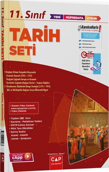  Çap Yayınları 11. Sınıf Tarih Anadolu Seti