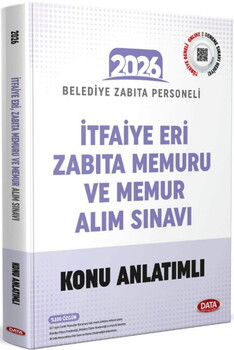  Data Yayınları 2026 İtfaiye Eri Zabıta Memuru ve Memur Alım Sınavı Konu Anlatımlı