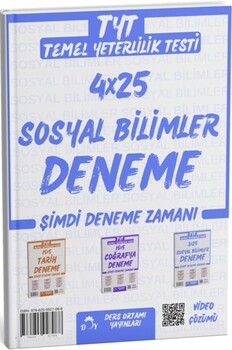 Ders Ortamı TYT Sosyal Bilimler 4 x 25 Deneme