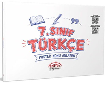 Editör Yayınları 7. Sınıf Türkçe Poster Konu Anlatımlı
