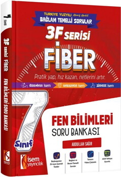 İsem Yayınları 7. Sınıf Fen Bilimleri 3F Fiber Soru Bankası