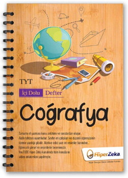 Hiper Zeka Yayınları TYT Coğrafya İçi Dolu Defter