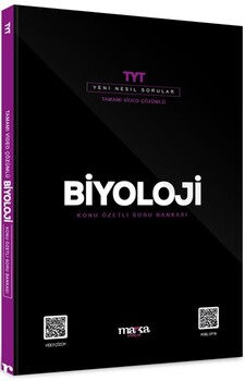 Marka Yayınları  TYT Biyoloji Konu Özetli Yeni Nesil Soru Bankası Tamamı Video Çözümlü