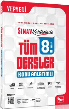 Sınav Yayınları 8. Sınıf LGS Tüm Dersler Sınav Kalitesinde Konu Anlatımlı