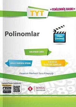 Sonuç Yayınları TYT Polinomlar Kazanım Merkezli Soru Kitapçığı
