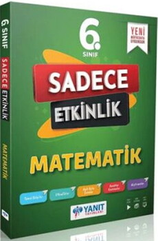  Yanıt Yayınları 6. Sınıf Matematik Sadece Etkinlik