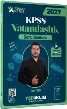 Yediiklim 2027 KPSS Vatandaşlık Atölye Serisi Genel Kültür Tamamı Video Çözümlü Soru Bankası