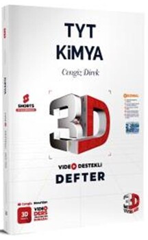  3D Yayınları TYT Kimya Video Destekli Defter
