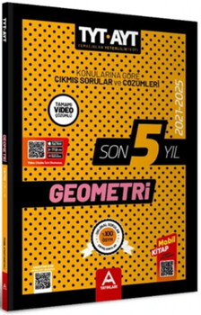 A Yayınları TYT AYT Geometri Son 5 Yıl Çıkmış Sorular