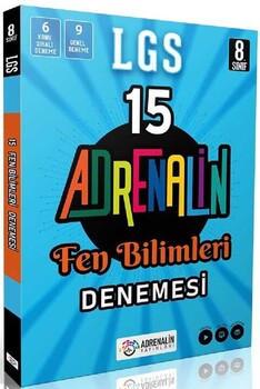  Adrenalin Yayınları 8. Sınıf LGS Fen Bilimleri 15 Branş Denemesi
