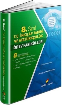  Aydın Yayınları 8. Sınıf T. C. İnkılap Tarihi ve Atatürkçülük Ödev Fasikülleri