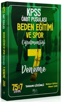  CBA Akademi ÖABT Beden Eğitimi ve Spor Öğretmenliği 7 Deneme Çözümlü