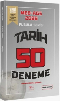  CBA Yayınları 2026 MEB AGS Tarihin Pusulası 50 Deneme