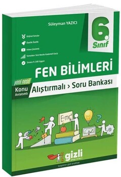  Gizli Yayınları 6. Sınıf Fen Bilimleri Usta İşi Soru Bankası