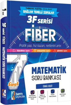 İsem Yayınları 7. Sınıf Matematik 3F Fiber Soru Bankası