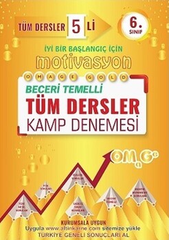  Omage Yayınları 6. Sınıf Motivasyon Tüm Dersler Kamp 5 Deneme