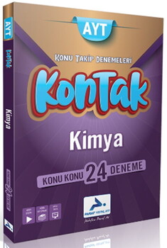  Paraf Yayınları AYT Kimya Kontak Konu Takip Denemeleri