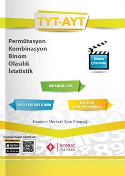  Sonuç Yayınları TYT AYT Permütasyon Kombinasyon Binom Olasılık İstatistik Kazanım Merkezli Soru Kitapçığı