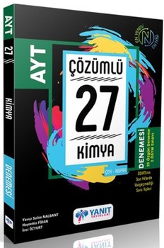  Yanıt Yayınları AYT Kimya Çözümlü 27 Deneme