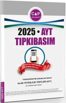  Çap Yayınları 2025 AYT Tıpkı Basım