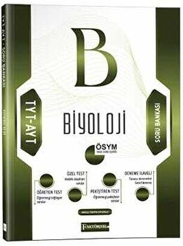 Faktöriyel Yayınları TYT AYT Biyoloji Soru Bankası