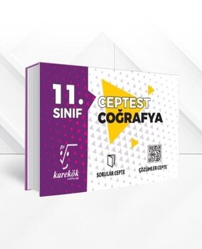  Karekök Yayınları 11. Sınıf Coğrafya Cep Test