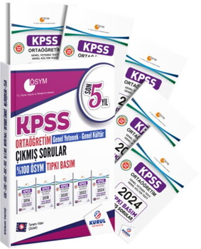 Kurul Yayıncılık KPSS OrtaÖğretim Lise Son 5 Yıl Tıpkı Basım Çıkmış Sorular