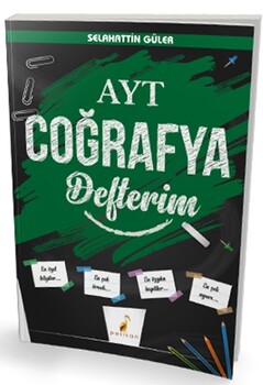  Pelikan Yayınları AYT Coğrafya Defterim
