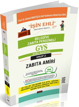  Savaş Yayınları GYS Belediye Zabıta Personeli Zabıta Amiri Soru Bankası