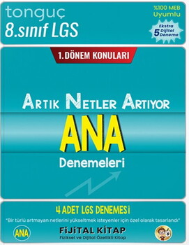  Tonguç Akademi 8. Sınıf LGS 1. Dönem Ana Denemeleri