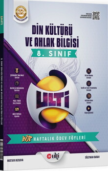  Ulti Yayınları 8. Sınıf LGS Din Kültürü ve Ahlak Bilgisi  Haftalık Ödev Föyleri