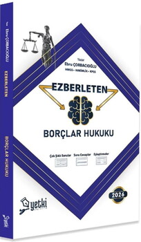  Yetki Yayınları 2026 Ezberleten Borçlar Hukuku