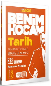  Benim Hocam 2026 MEB AGS Tarih 33 Deneme