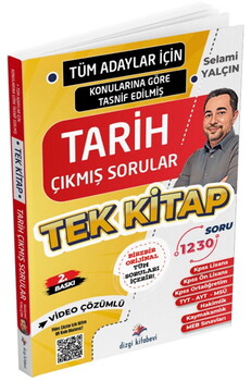  Dizgi Kitap Tüm Adaylar İçin Tüm Sınavlar Tarih Video Çözümlü Çıkmış Soru Külliyatı